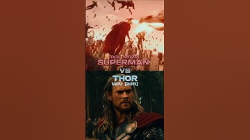 Dcu Superman vs Thor #superman #dc #marvel #dcu #thor #sentry #fy #fypシ゚viral #4k #movie #edit
