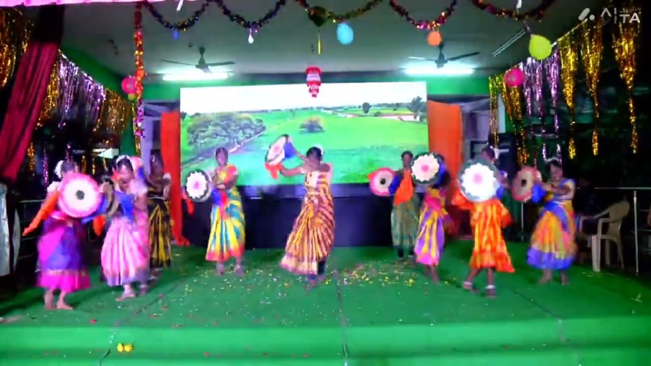 Folk dance performance by Govt. Model Girls Hr. Sec. School , Ulundurpet.