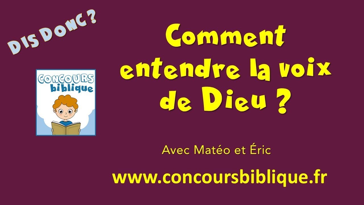 Comment entendre la Voix de Dieu YouTube