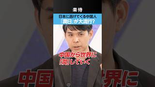 【外国人問題】中国人が日本に逃げてくる？