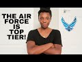 THE AIR FORCE IS THE BEST WHEN IT COMES TO THIS…