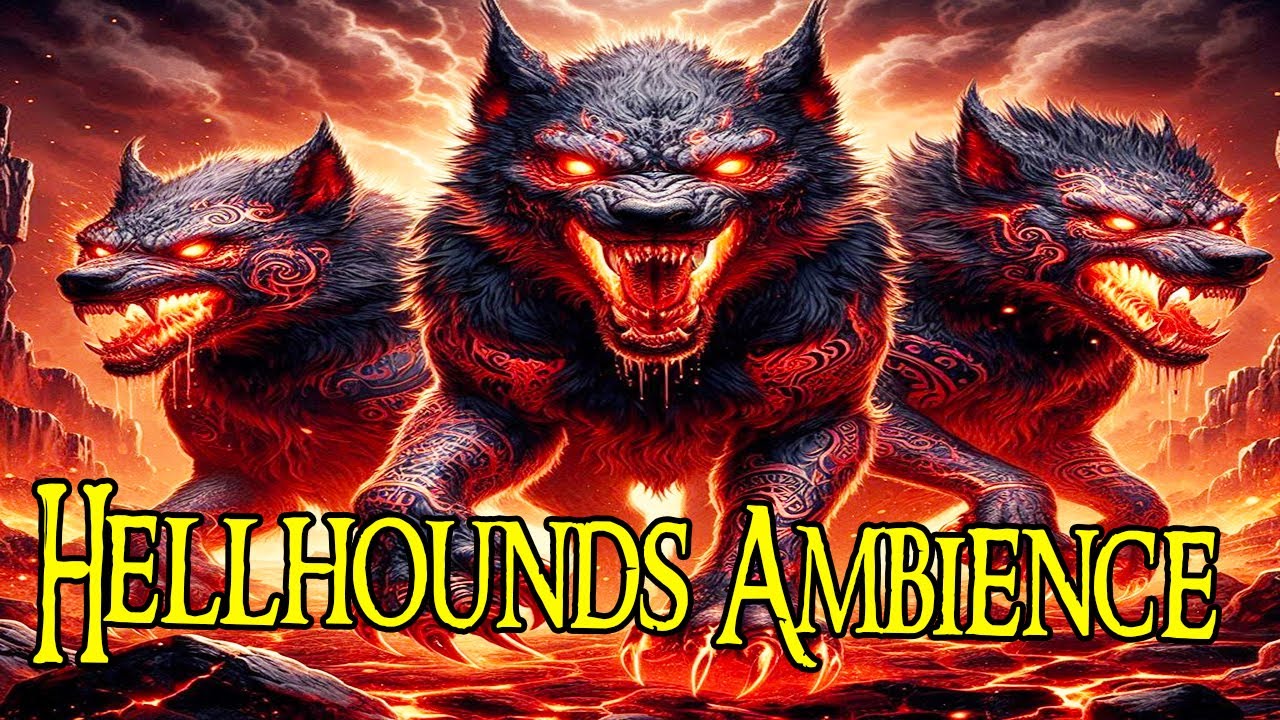 Hellhounds Ambience Sound | Spooky Sounds | 8 hours