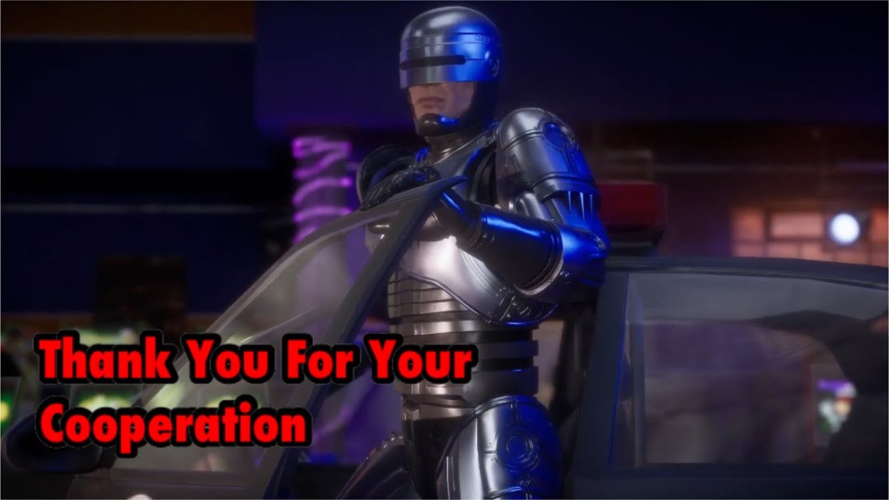 Mortal Kombat 11 Robocop Second Fatality Tutorial Thank You For Your Cooperation Fatality Youtube