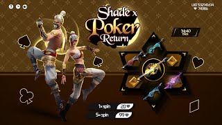 Golden Shade X Poker MP40 Return Date | New Event Free Fire Bangladesh Server | Free Fire New Event