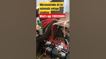 #Short|✅Microcontroller kit for automatic voltage stabilizer|Voltage stabilizer pcb board
