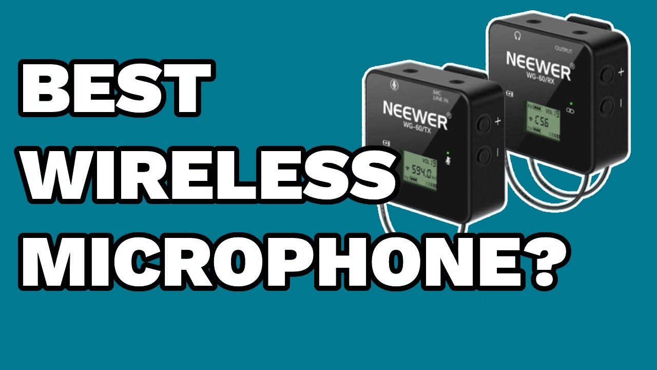 NEEWER CM28 Wireless Lavalier Lapel Microphone with Charging Case