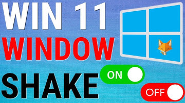 Windows 11: How To Turn Title Bar Window Shake On/Off
