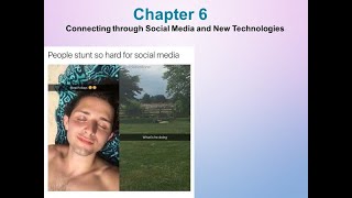 COMM 101- Chapter 6: Connecting through Social Media and New Technologies