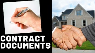 Contract Documents for Construction Contracts/Importance of Documents used During Tendering