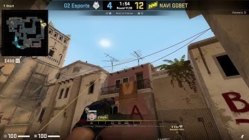 s1mple Mirage Fast Top Connector Smoke (CS:GO Tricks)