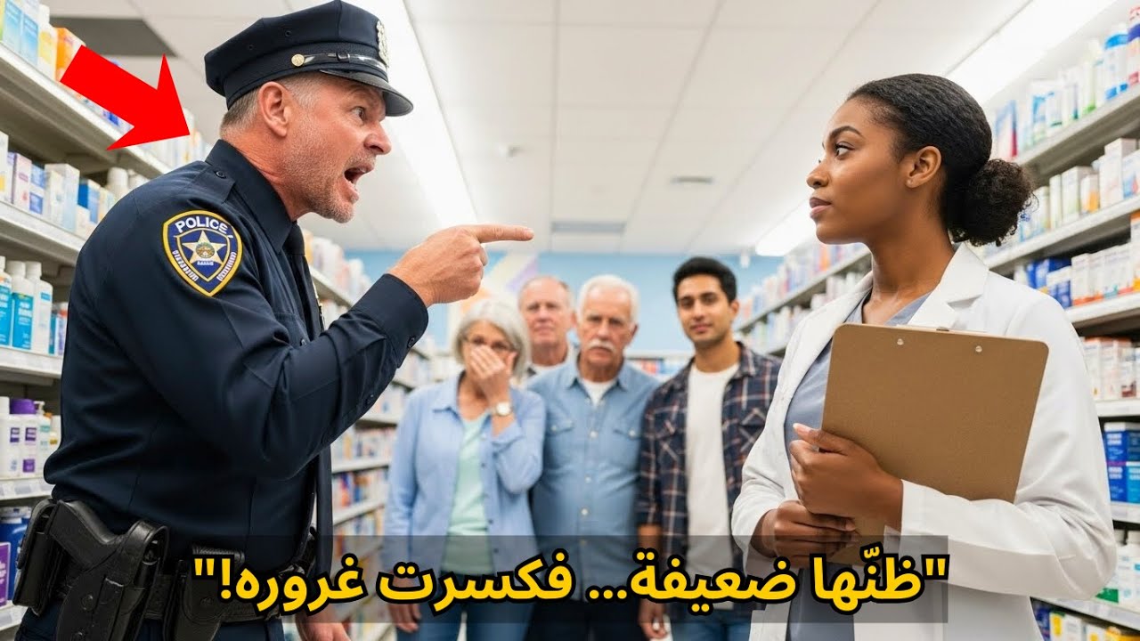 ضابط يهين صيدلانية سوداء في الشارع… لكن ردّها قلب المدينة رأسًا على عقب! | قصة عدالة تهزّ القلوب