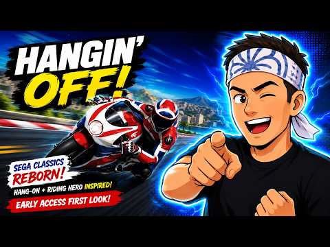 Hangin' Off Early Access First Look | Sega Hang-On & Racing Hero Inspired Indie Racer!