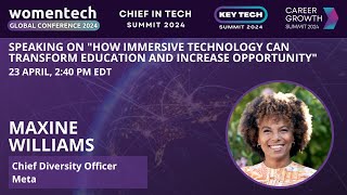 How Immersive Technology can Transform Education and Increase Opportunity by Maxine Williams