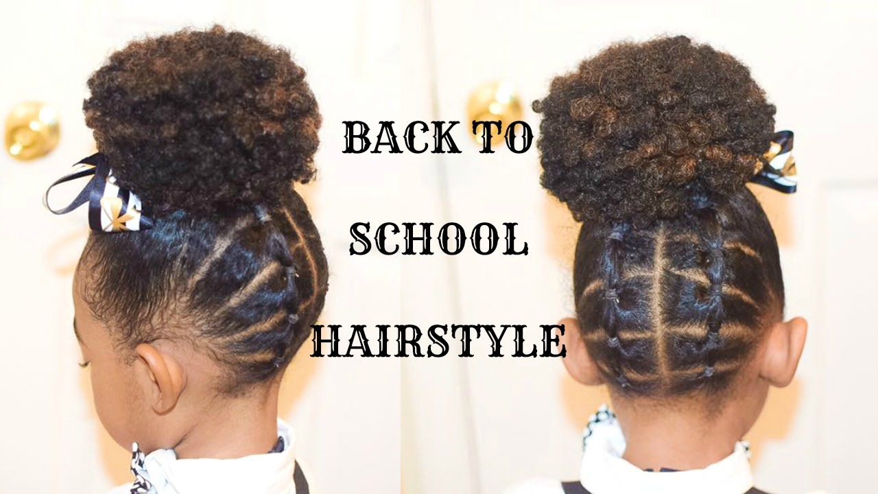 KIDS NATURAL BACK TO SCHOOL HAIRSTYLES THE PLAITED UP DO Fast 