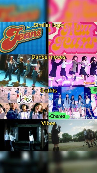 NewJeans accused of copying mexican girl group called “Jeans” #kpop #shorts