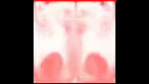 a lattice boltzmann simulation (less viscous fluid)