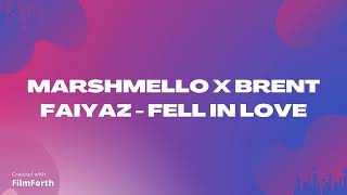 Marshmello x Brent Faiyaz - Fell In Love (8D)