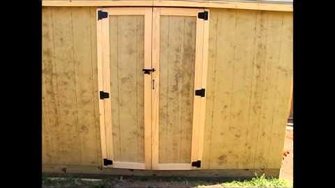 Off Grid Prepper Storage Shed/Workshop Construction Part 4 - Roof and Door