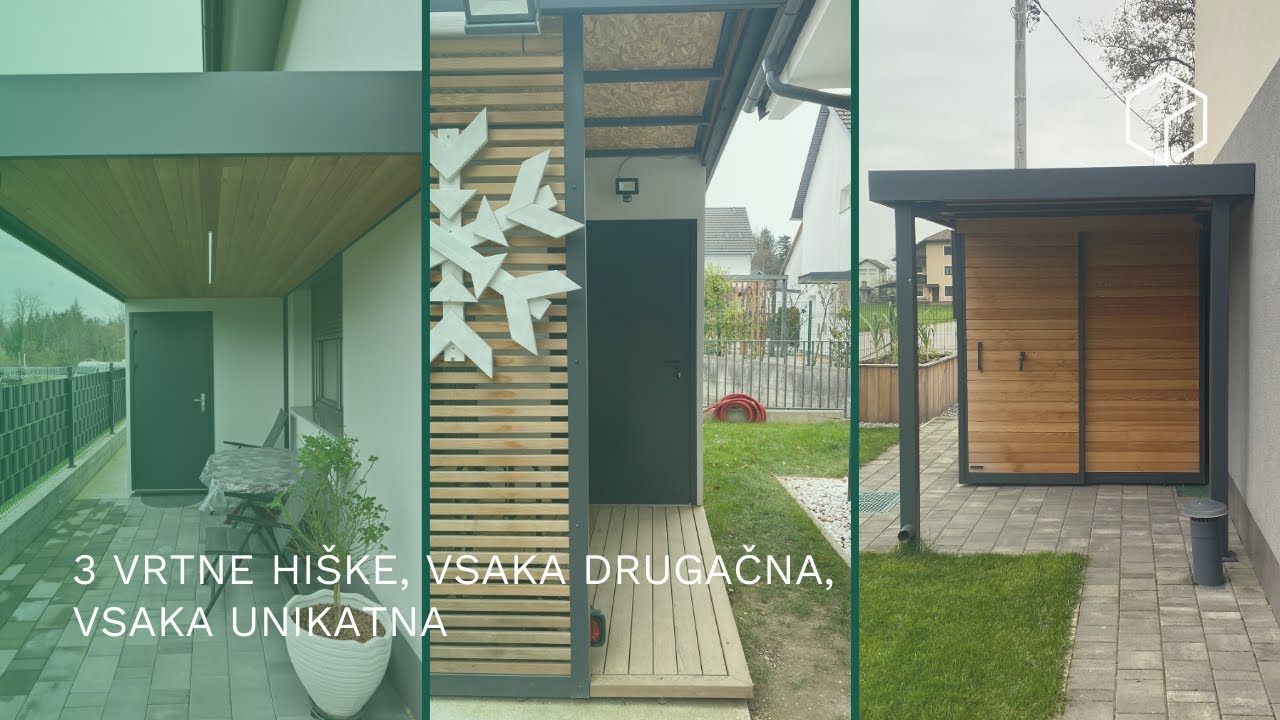 Dovršene vrtne hiške Cubie