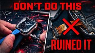 How NOT to Repair an Apple Watch.