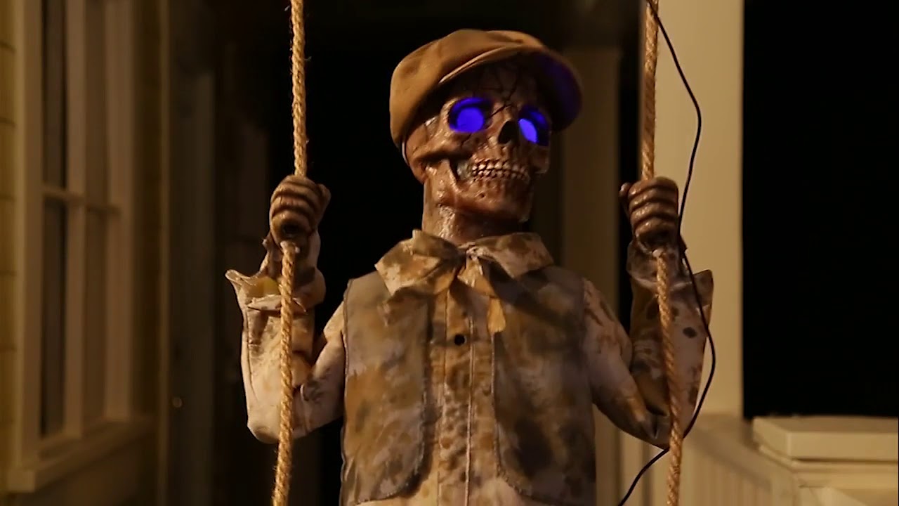 Swinging Skeletal Boy