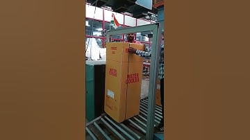 Auto strapping machine side seal  refrigerator ,cooler etc  #shorts #strappingmachine