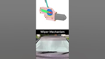 Wiper Mechanism #cad #automobile #car #wiper #mechanism #mechanic #3ddesign