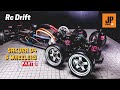 Rc drift  sakura 3racing d4 6 wheelers custom chassis built