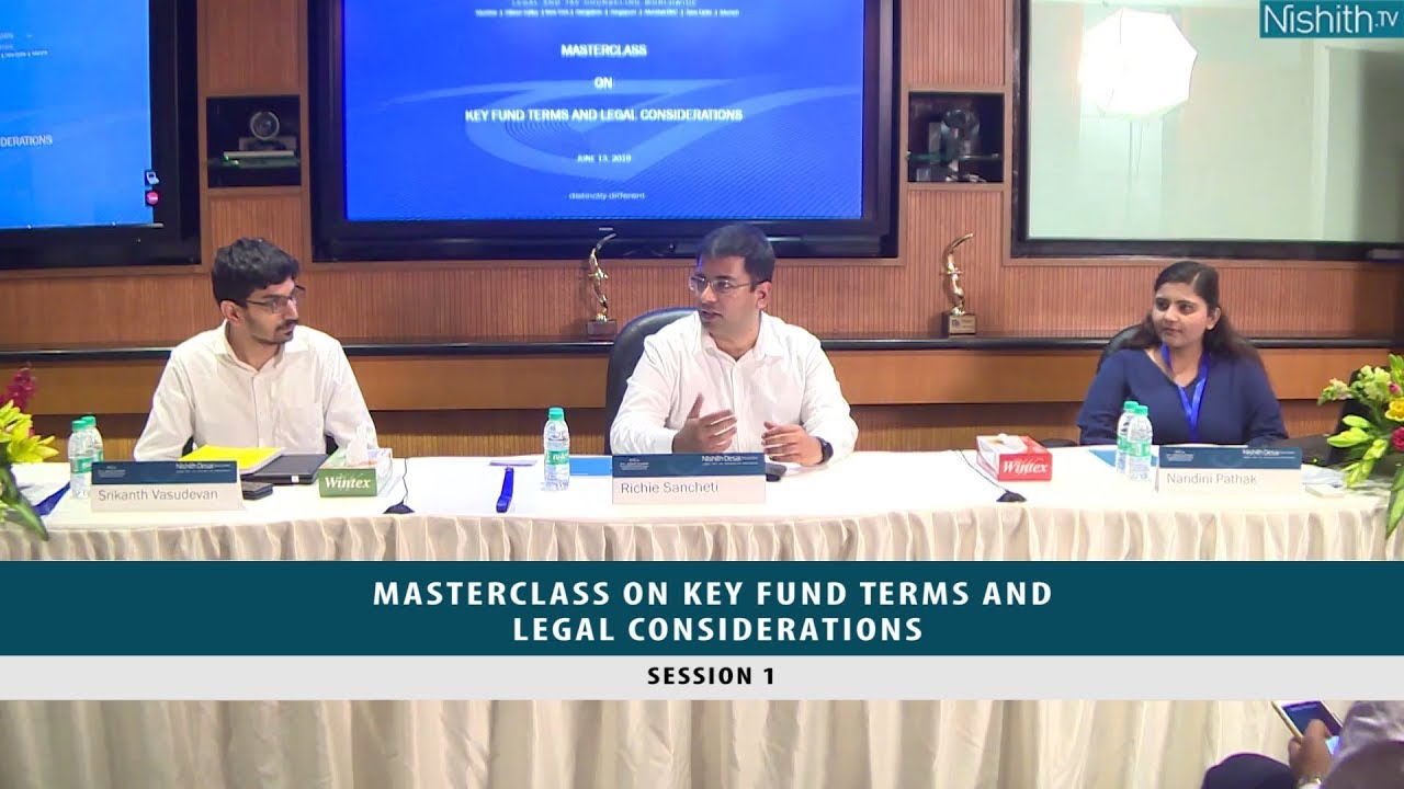 Masterclass on Key Fund Terms and Legal Considerations 13June19 1