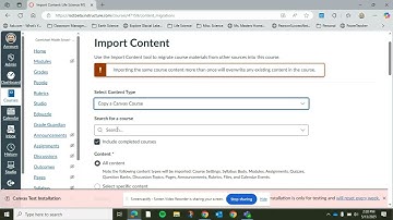 How to Import Content from a Previous Canvas Course