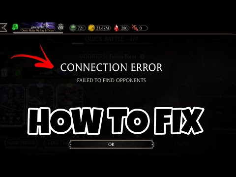 HOW TO FIX (CONNECTION ERROR) MK MOBILE (MUST WATCH) New Update3.6