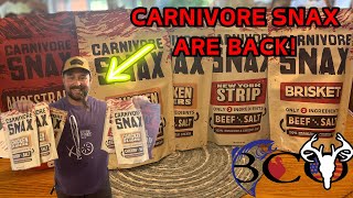 finally got restocked on my favorite snacks... CARNIVORE SNAX! | bco review | Net Worth