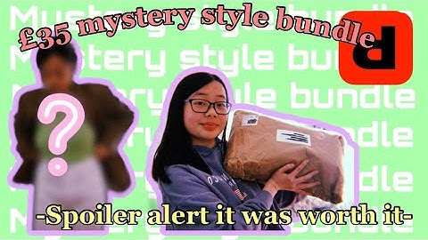 Opening + Try-on  a £35 mystery style bundle from Depop *was it worth it*