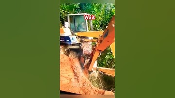 Excavator Operator skills 🙄🙄 #shorts #excavator #operator #skills #shortsfeed