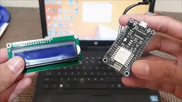 Program LCD I2C dengan NodeMCU