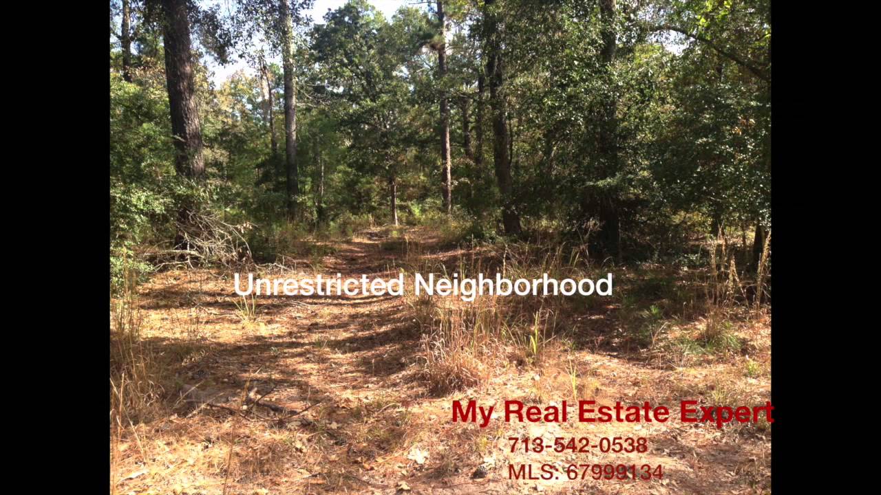 Residential Land For Sale Magnolia TX YouTube