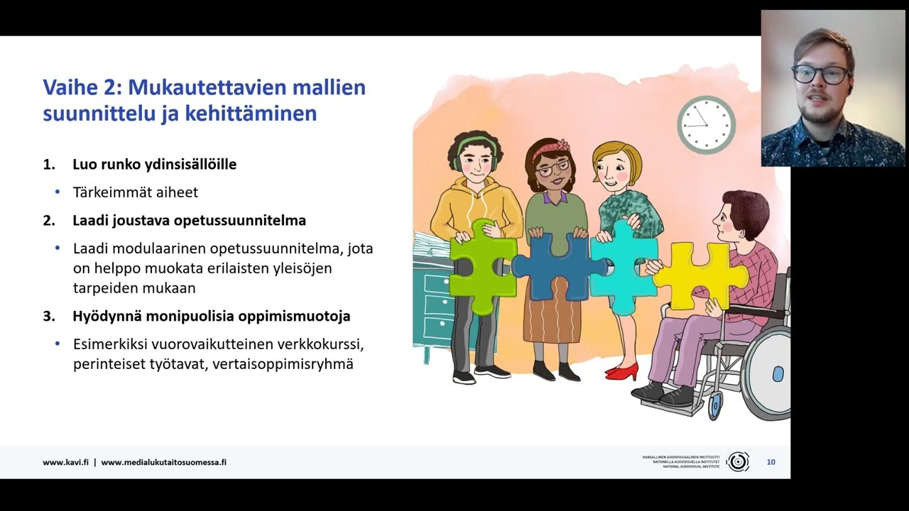 Sasu Leinonen Suositukset yhdenvertaisen, luovan ja osallistavan materiaalin tai toimintamallin luom