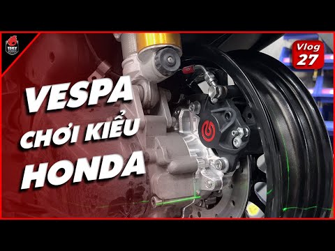 Video Vlog27: VESPA CHƠI KIỂU HONDA | Tony Scooter's Vlog - youtube