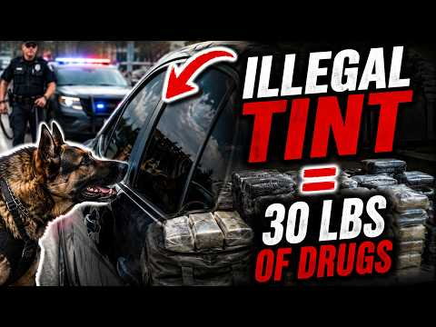 One Illegal Tint Led Police to 30 Pounds of Drugs