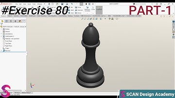 🌟💯SolidWorks Chess Bishop Design Tutorial (PART - 1)🌟