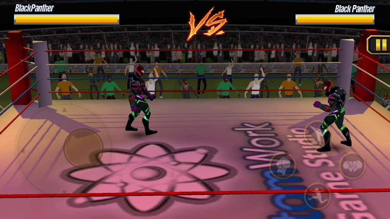 Superstar Wrestling Superhero Fight - Чёрная Пантера - Android gameplay