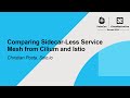 Comparing sidecarless service mesh from cilium and istio  christian posta soloio