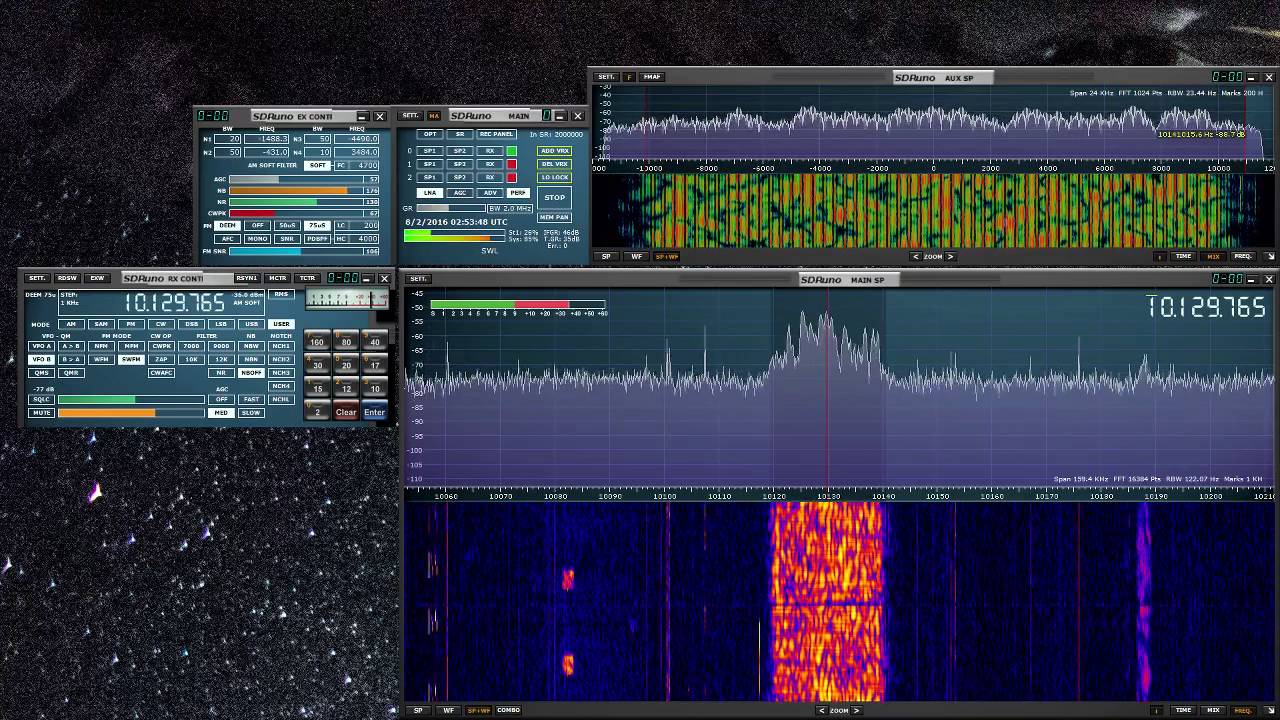 30 meter ham band interference / ~10.13 MHz centered wideband signal ...