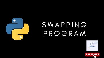 Swapping Two Numbers Program in Python - Tamil | @Techtors