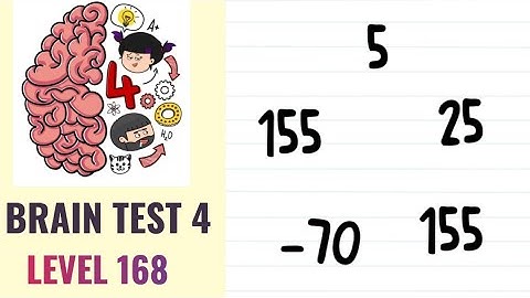 🧠 Brain Test 4 Level 168 | Tap on the highest number | Walkthrough