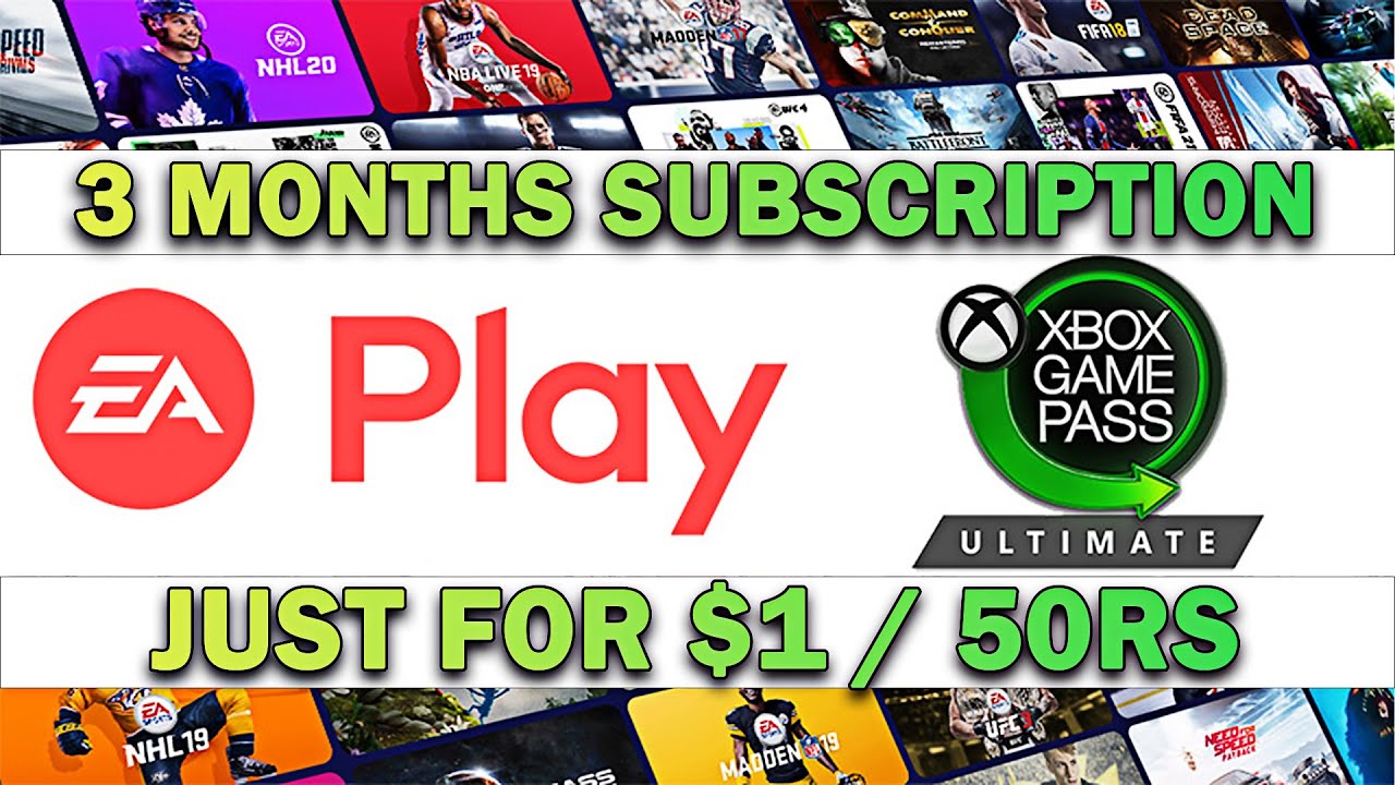 Xbox Game Pass Ultimate - 3 Months Subscription Just for 1$ / 50rs