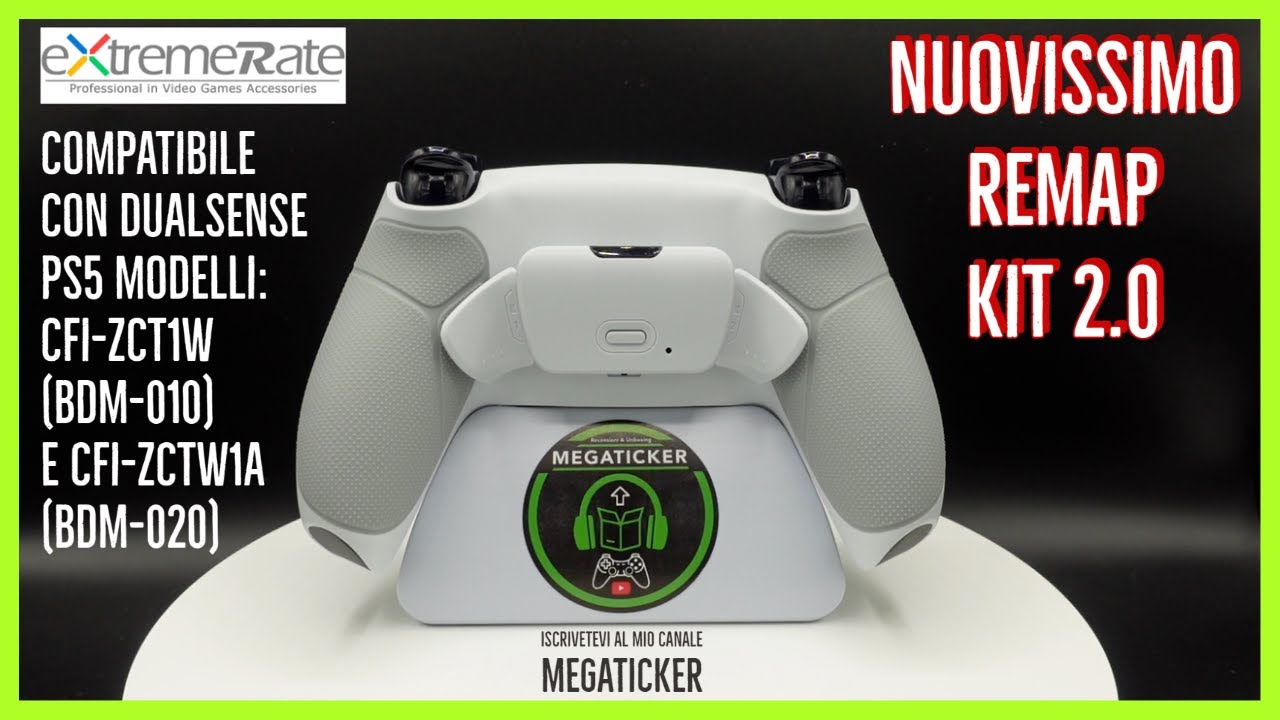 NUOVO Kit Remap 2.0 eXtremeRate - Compatibile con TUTTI i Controller PS5 :  ISTRUZIONI DI MONTAGGIO 