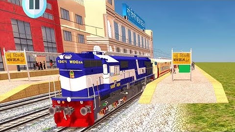 Utkrisht Express Driving in Indian Railway Train Simulator 2022 - #8 Android Gameplay | Train Games