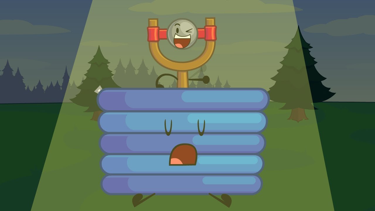 Object Invasion 1 Pool & Slingshot! (Object Invasion 1 Re-Animated) - YouTube