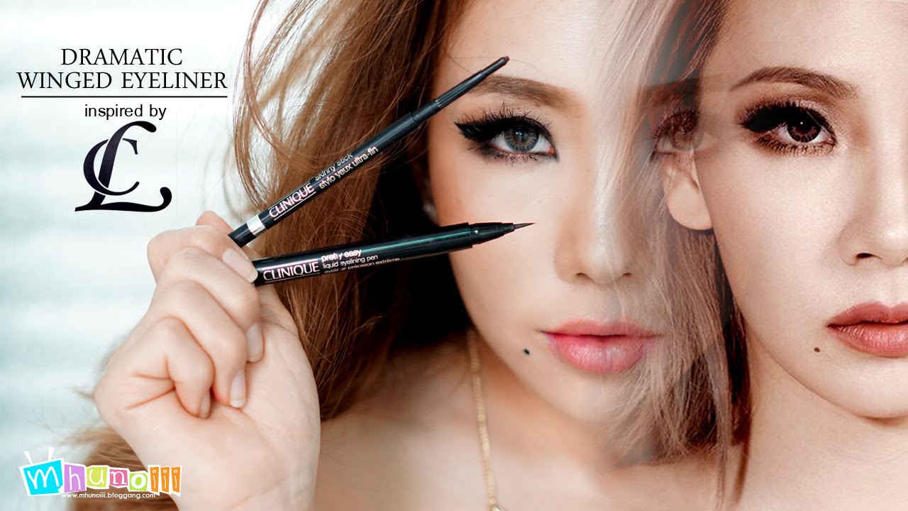 How To Dramatic Winged Eyeliner Inspired By CL 2NE1 Review